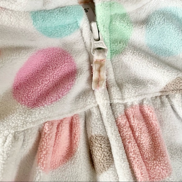 Carter’s fleece zip up hoodie - Picture 2 of 5